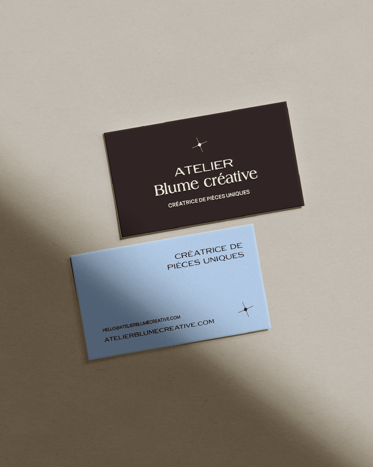 Identité visuelle semi-personnalisée logo création carte de visite